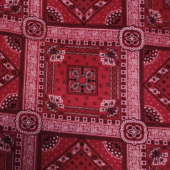 Cute Vintage red bandana mini skirt - Picture 5 of 11